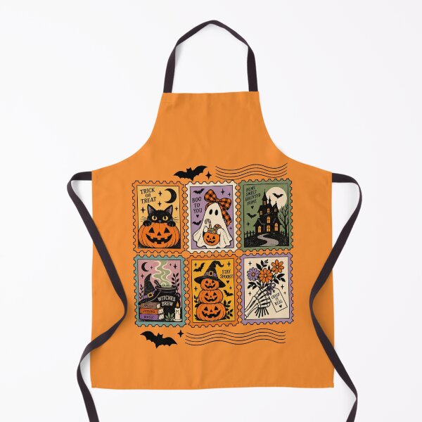 Item preview, Stamp Trick Or Treat, Fright Night, 31 October, Spooky Season designed and sold by vintagearttee.