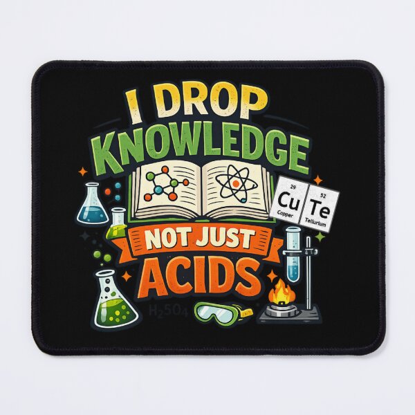 Item preview, I Drop Knowledge Not Just Acids – Funny Chemistry Science designed and sold by SidTastic .