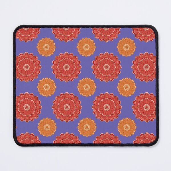 Item preview, Red and Orange Floral Mandala Pattern – Ornamental Boho Flower Design designed and sold by Mousy17.