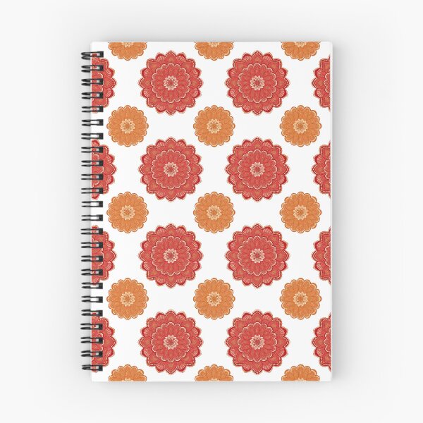 Item preview, Red and Orange Floral Mandala Pattern – Ornamental Boho Flower Design designed and sold by Mousy17.