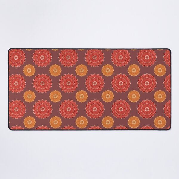 Item preview, Red and Orange Floral Mandala Pattern – Ornamental Boho Flower Design designed and sold by Mousy17.