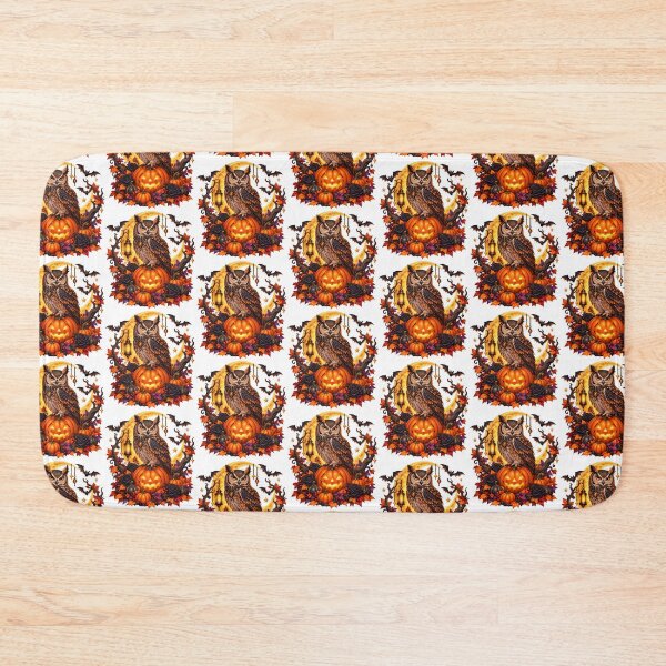 Item preview, Gothic Owl & Pumpkin – Autumn Night designed and sold by Clothes With Smiling Animals Walt Gral.