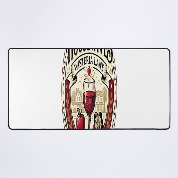 Item preview, Desperate Housewives Wine Gossip Club – Wisteria Lane Vintage Design designed and sold by ActionForge.