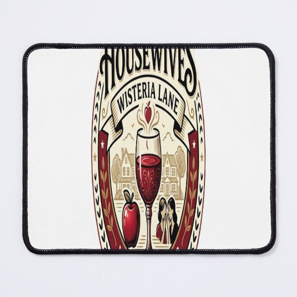 Item preview, Desperate Housewives Wine Gossip Club – Wisteria Lane Vintage Design designed and sold by ActionForge.