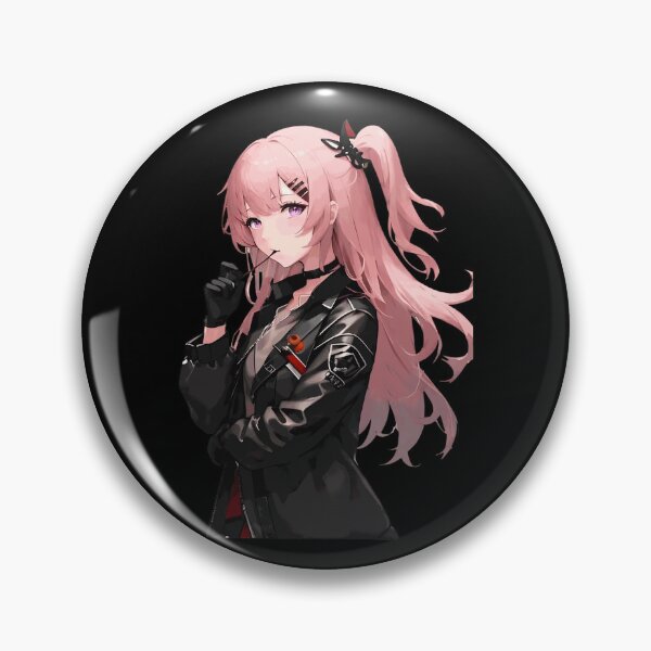 Item preview, Pink Haired Anime Girl Edgy Style designed and sold by shaunturek36.