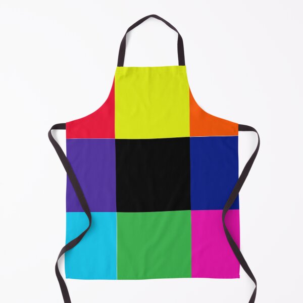 Item preview, Color blocks, 9 squares, red yellow orange purple blue green pink designed and sold by PixDezines.
