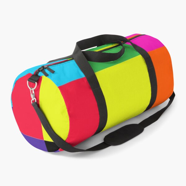 Item preview, Color blocks, 9 squares, red yellow orange purple blue green pink designed and sold by PixDezines.