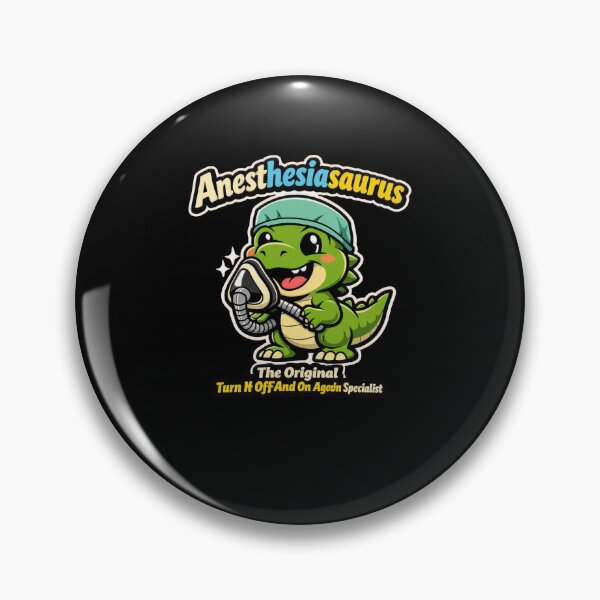 Item preview, Anesthesiasaurus Funny Anesthesia Tech Dinosaur Rex designed and sold by Timeless Junction.