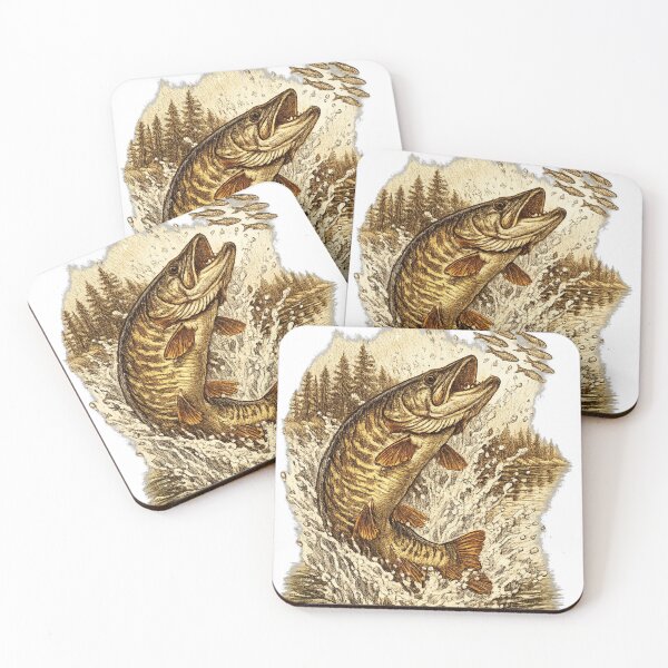 Item preview, Muskellunge Explosive Strike designed and sold by KrungiT Design .