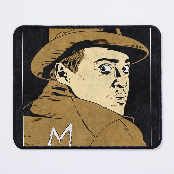 Item preview, HANS BECKERT - M (Bichrome) designed and sold by FamousWeirdosRB.