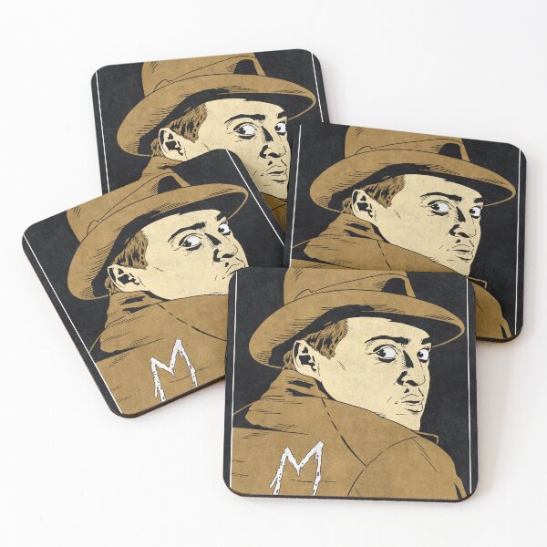 Item preview, HANS BECKERT - M (Bichrome)  designed and sold by FamousWeirdosRB.