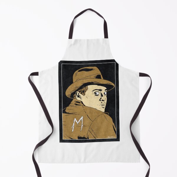 Item preview, HANS BECKERT - M (Bichrome) designed and sold by FamousWeirdosRB.
