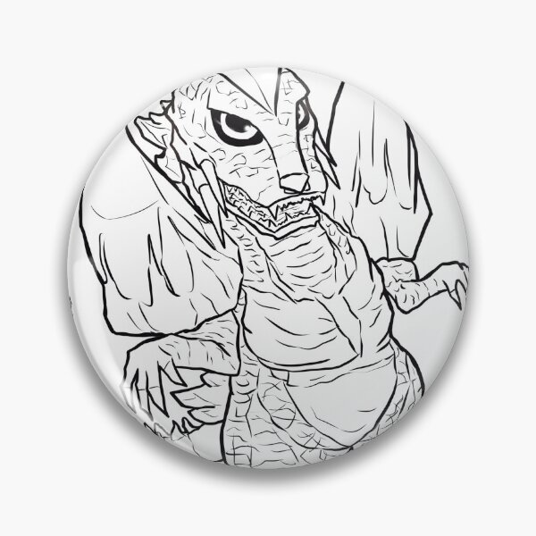 Item preview, Chibi Spacegodzilla Lineart designed and sold by DMDigitalManus.
