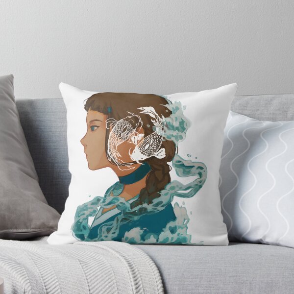 Item preview, Katara Waterbending Inspired Artwork with Elegant Blue Design designed and sold by nakpingin.