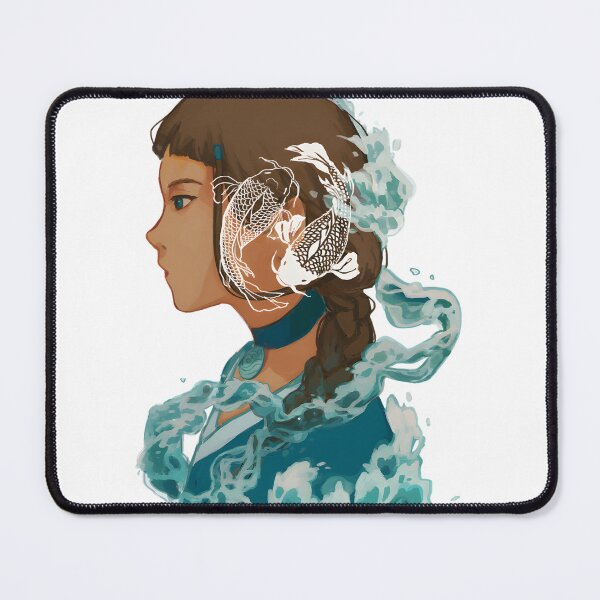 Item preview, Katara Waterbending Inspired Artwork with Elegant Blue Design designed and sold by nakpingin.