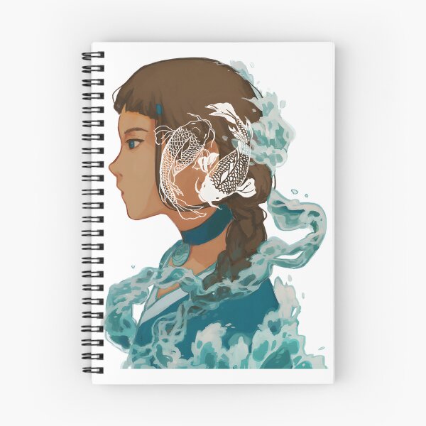 Item preview, Katara Waterbending Inspired Artwork with Elegant Blue Design designed and sold by nakpingin.