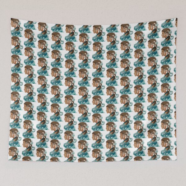 Item preview, Katara Waterbending Inspired Artwork with Elegant Blue Design designed and sold by nakpingin.