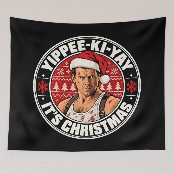 Item preview, Yippee Ki Yay Christmas designed and sold by Olena Du.