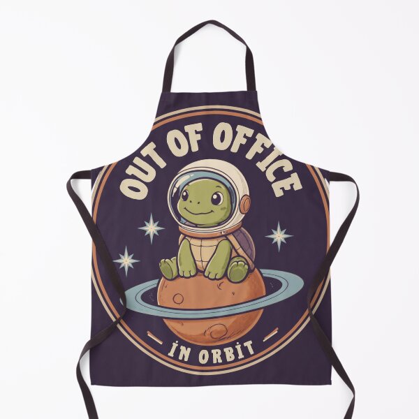 Item preview, Out of Office In Orbit - Funny Astronaut Turtle Design designed and sold by Mnyus shop.
