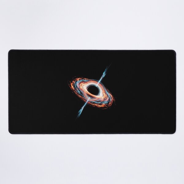 Item preview, Black Hole Event Horizon – Fiery Accretion Disk, Cosmic Space and Blue Relativistic Jet designed and sold by SOUFIANE1991.
