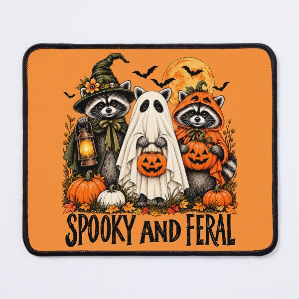Item preview, Spooky And Feral, Trick Or Treat, Fright Night, 31 October, Spooky Season designed and sold by vintagearttee.