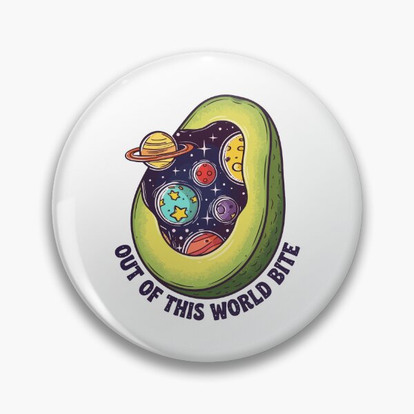 Item preview, Out Of This World Bite Cosmic Avocado Space Planets designed and sold by Amir Faysal.