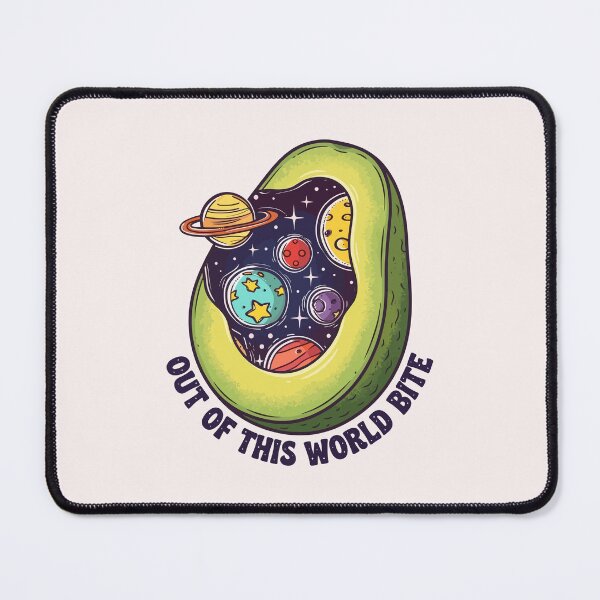 Item preview, Out Of This World Bite Cosmic Avocado Space Planets designed and sold by Amir Faysal.