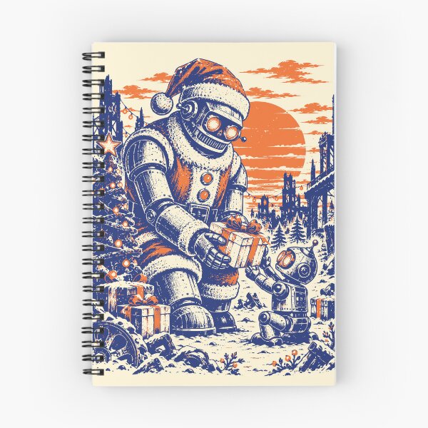 Item preview, Christmas Is Still Operational Robot Santa Art designed and sold by 89shirts.