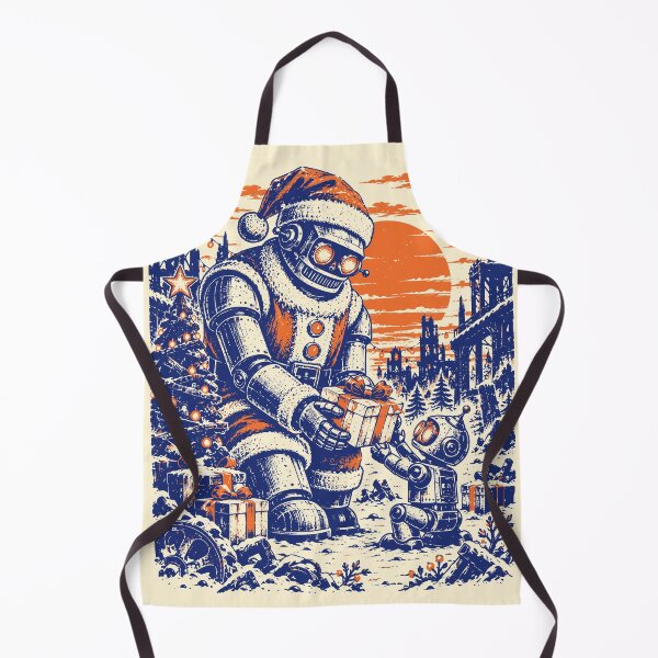 Item preview, Christmas Is Still Operational Robot Santa Art designed and sold by 89shirts.