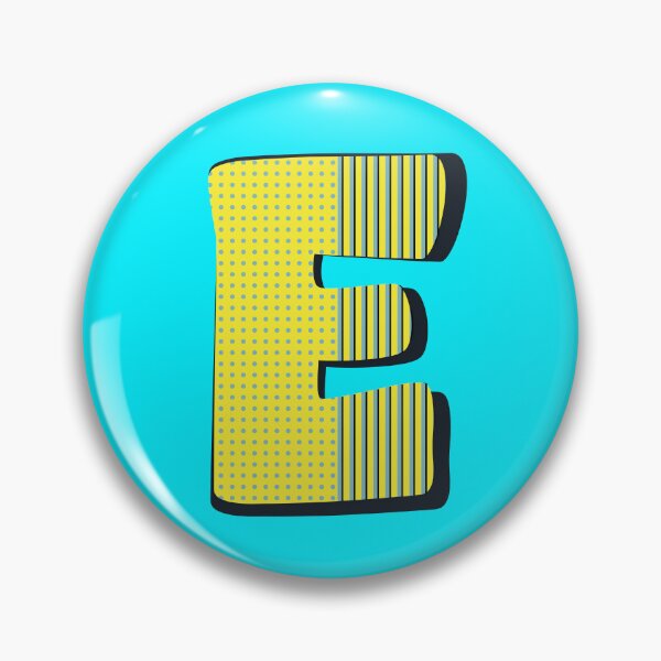 Item preview, Pop Art Letter E - Initial design of the Letter E designed and sold by Fun Funky Designs.