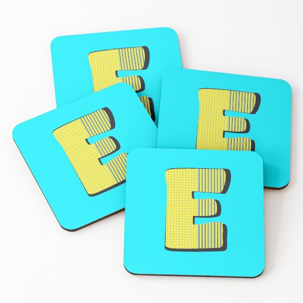 Item preview, Pop Art Letter E - Initial design of the Letter E designed and sold by Fun Funky Designs.