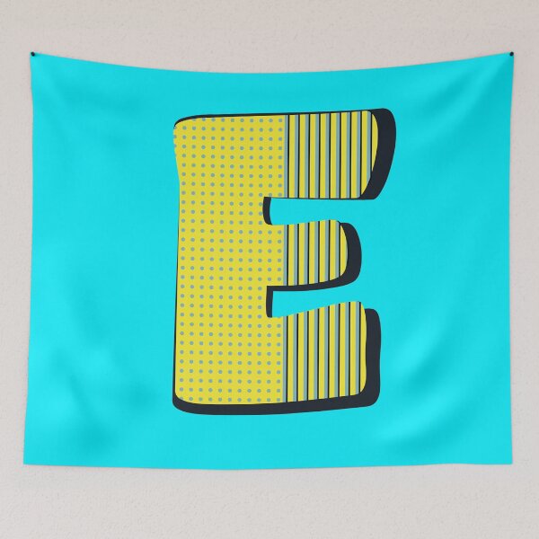 Item preview, Pop Art Letter E - Initial design of the Letter E designed and sold by Fun Funky Designs.