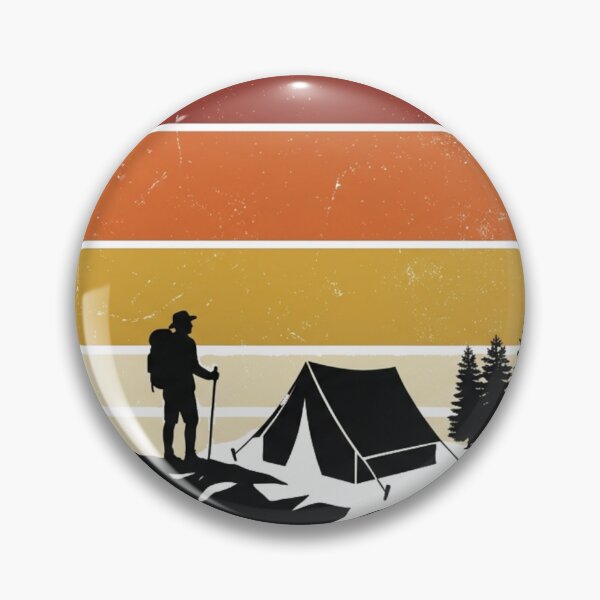Item preview, Retro Forest Camper Sunset Adventure designed and sold by meghnad.