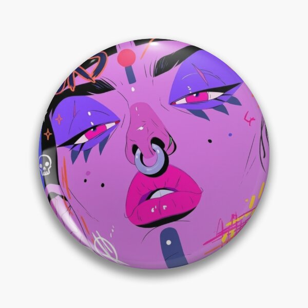Item preview, R3B3L‑SK1N NØ‑RUL3S: The Neon Chaos Icon Running Full Wild‑Lore Voltage designed and sold by Print Fiction.