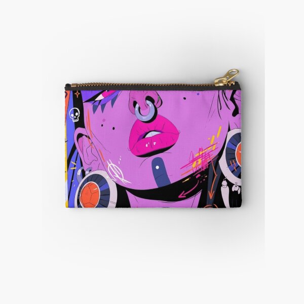 Item preview, R3B3L‑SK1N NØ‑RUL3S: The Neon Chaos Icon Running Full Wild‑Lore Voltage designed and sold by Print Fiction.