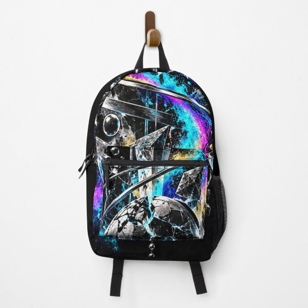 Item preview, Fractured Orbit - Neon Crystal Abstract designed and sold by Personiq Kaleido.