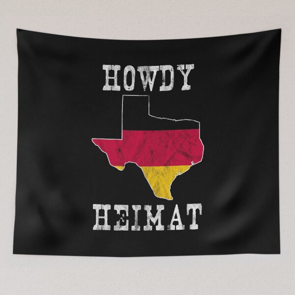 Item preview, Texas German Flag Howdy Heimat designed and sold by Carl's Clothing.