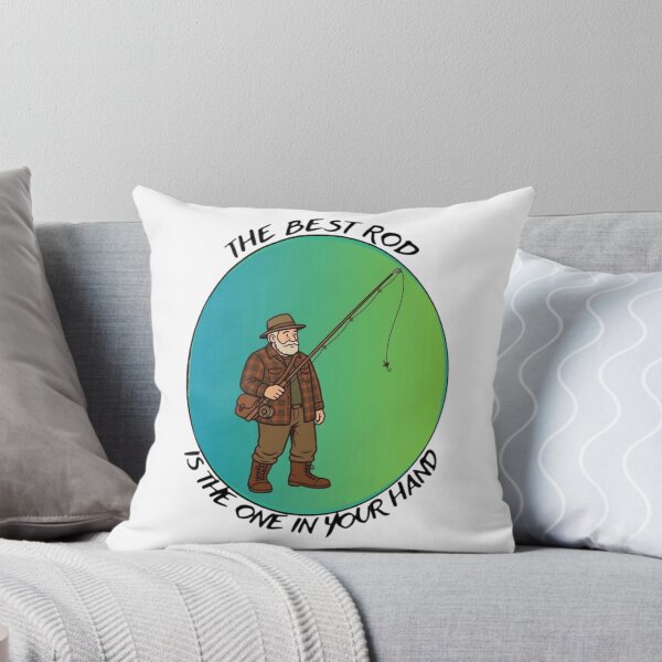 Item preview, The Best Rod Is The One In Your Hand - Funny Fishing designed and sold by Stefanrajzer.
