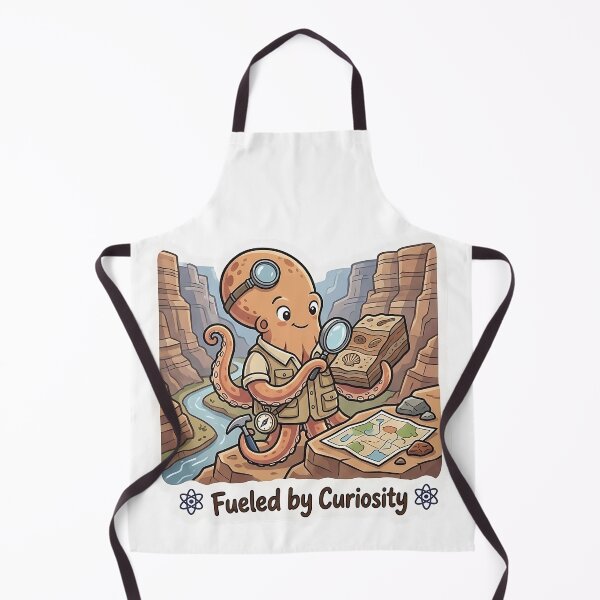 Item preview, Cute Octopus Paleontologist – Fueled by Curiosity Science Gift designed and sold by Isliath.