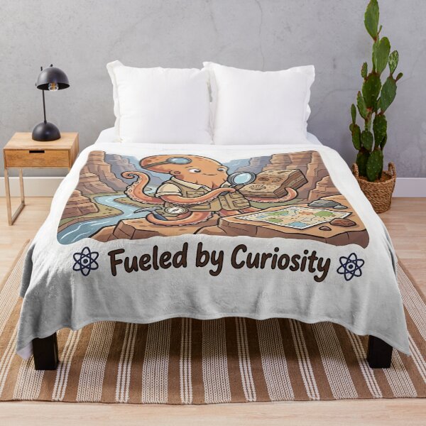 Item preview, Cute Octopus Paleontologist – Fueled by Curiosity Science Gift designed and sold by Isliath.