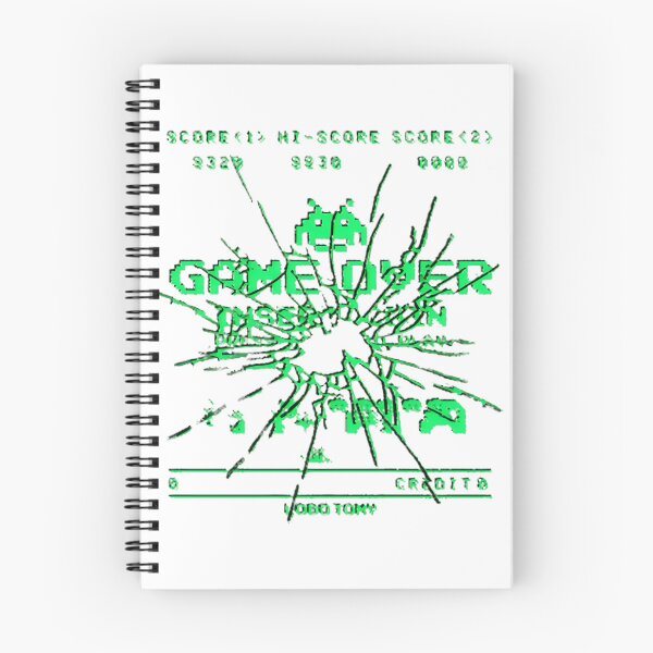 Item preview, Game Over Retro Arcade Style Pixel Art Design designed and sold by Irenekioko.