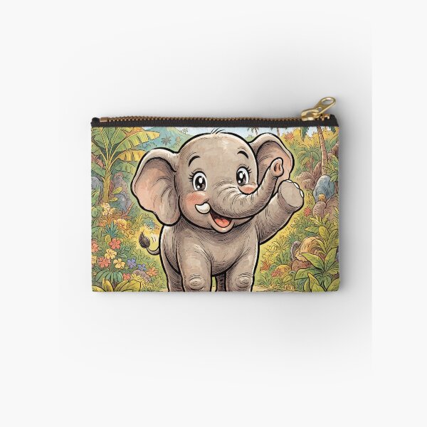 Item preview, Smiling Elephant  Anime Style designed and sold by Home Decor Art.