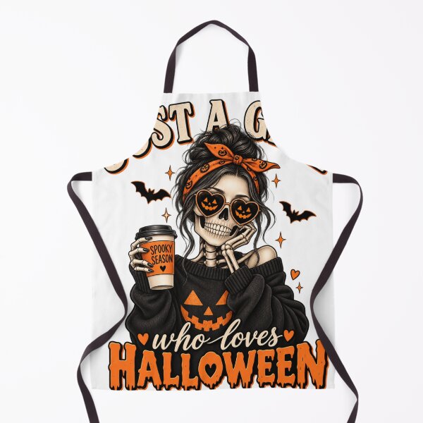 Aperçu de l'œuvre Just A Girl Who Loves Halloween créée et vendue par OMAR SAYOURI.
