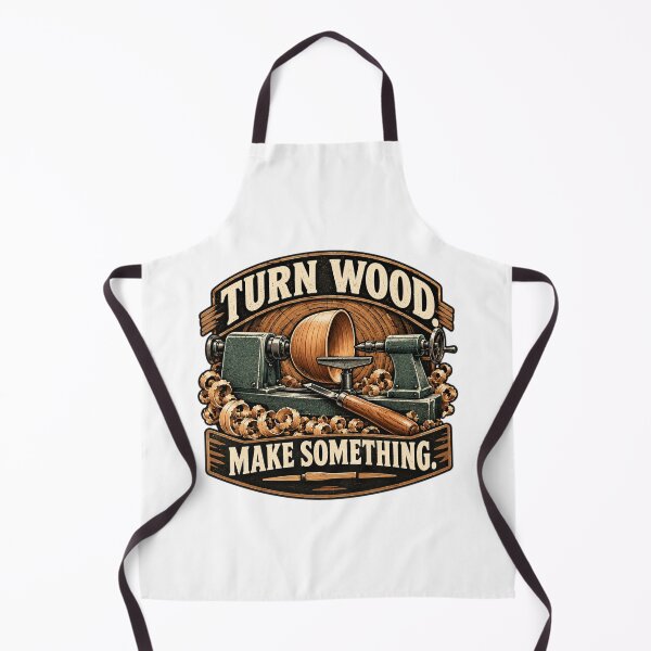 Item preview, Turn Wood Make Something Badge designed and sold by AleksKos.