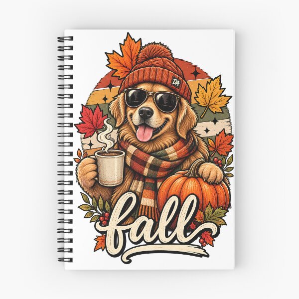 Item preview, Golden Retriever Fall Coffee Pumpkin Beanie Art designed and sold by DesignArtist.ia.