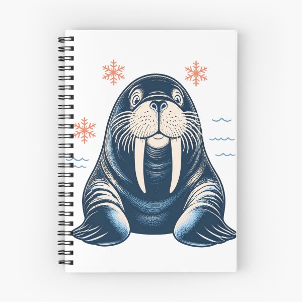 Item preview, Cute Happy Walrus Cartoon Illustration designed and sold by 21degrees-club.