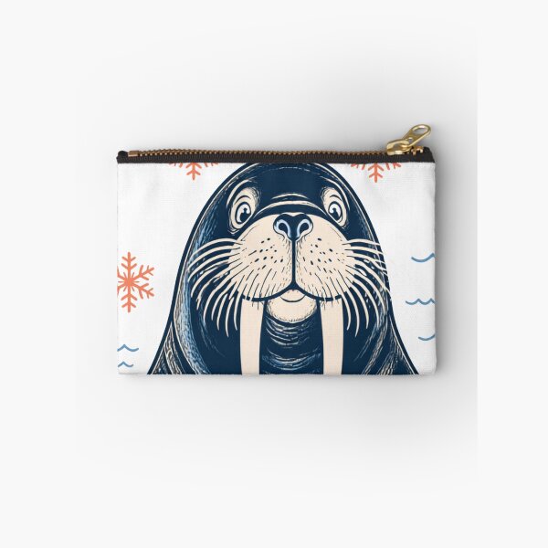 Item preview, Cute Happy Walrus Cartoon Illustration designed and sold by 21degrees-club.