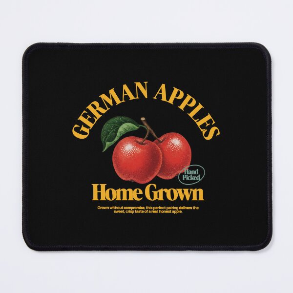 Item preview, GERMAN APPLES Home Grown Retro Apple Vintage Design designed and sold by FeverVoid.