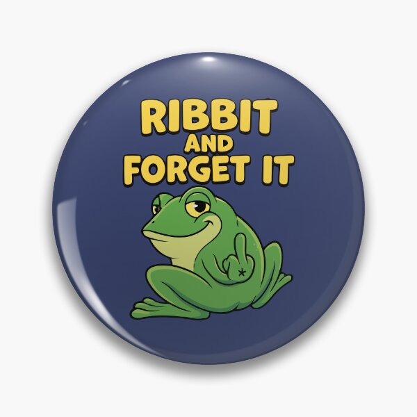 Item preview, Ribbit And Forget It Sarcastic Frog Middle Finger designed and sold by Amir Faysal.