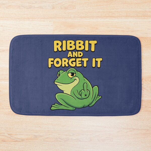 Item preview, Ribbit And Forget It Sarcastic Frog Middle Finger designed and sold by Amir Faysal.